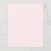 Watermelon Modern Monogram Name Budget Note Card (Rückseite)