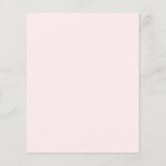 Watermelon Modern Monogram Name Budget Note Card (Rückseite)