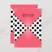 WATERMELON MODERNES SPOT WEDD RSVP (Vorne/Hinten)