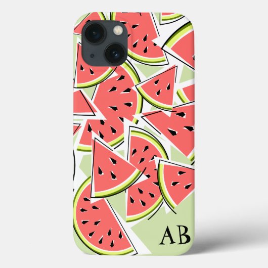 Watermelon Monogram Green iPad Mini Gehäuse vertik Case-Mate iPhone Hülle (Rückseite)