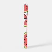 Watermelon 'Monogram' iPhone Gehäuse vertikal 15 Hülle (Rechte Seite)