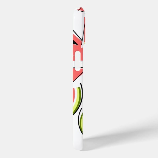 Watermelon 'Monogram' iPhone Gehäuse vertikal Case-Mate iPhone Hülle (Rückseite / Rechts)