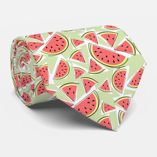 Watermelon-Multi-Creen-Krawatte zweiseitig Krawatte (Gerollt)