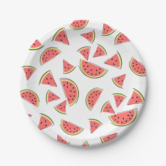 Watermelon Multi-Paper-Teller Pappteller (Vorderseite)