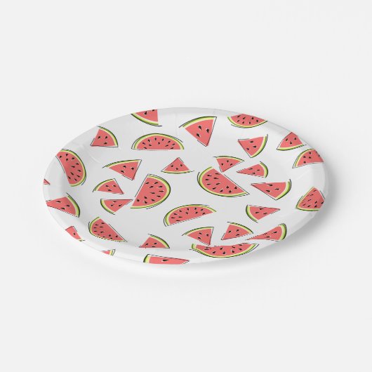 Watermelon Multi-Paper-Teller Pappteller (Schrägansicht)