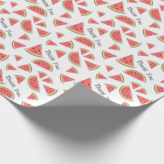Watermelon Multi Vielen Dank Geschenkpapier (Ecke)