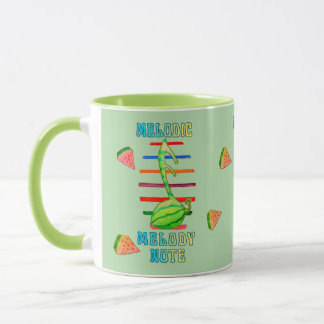 WATERMELON MUSIC FUSION DESIGNED MUG TASSE