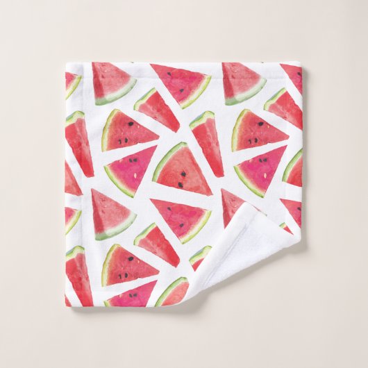 Watermelon-Muster Erstellung 2 Badhandtuch Set (Waschlappen)