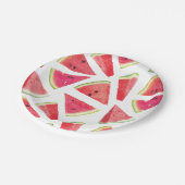 Watermelon-Muster Erstellung 2 Pappteller (Schrägansicht)