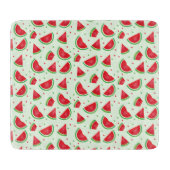 Watermelon Muster Frucht Sommerzeit Melon Green Schneidebrett (Vorderseite)