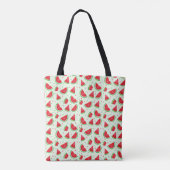 Watermelon Muster Fruchtmelon Sommerzeit Grün Tasche (Rückseite)