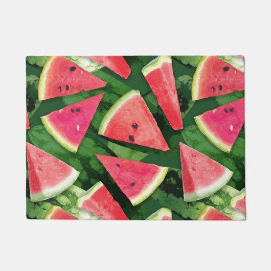 Watermelon-Muster Fußmatte (Vorderseite)