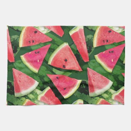 Watermelon-Muster Geschirrtuch (Horizontal)