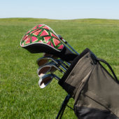 Watermelon-Muster Golf Headcover (In SItu)