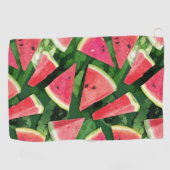 Watermelon-Muster Golfhandtuch (Horizontal)