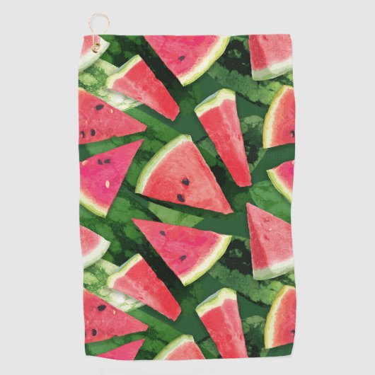 Watermelon-Muster Golfhandtuch (Vorderseite)