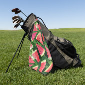 Watermelon-Muster Golfhandtuch (Gras)