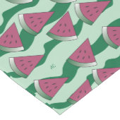 Watermelon Muster Green Summer Table Runner Mittelgroßer Tischläufer (Ecke)
