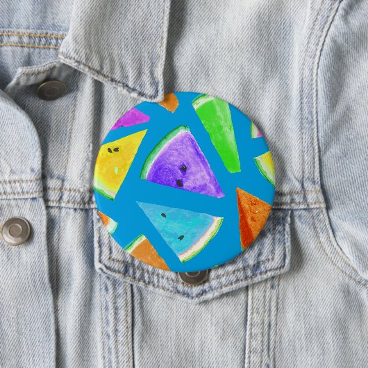 Watermelon-Muster Kreation 10 Button (Beispiel)