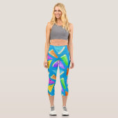 Watermelon-Muster Kreation 10 Capri Leggings (Vorderseite)