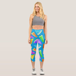 Watermelon-Muster Kreation 10 Capri Leggings