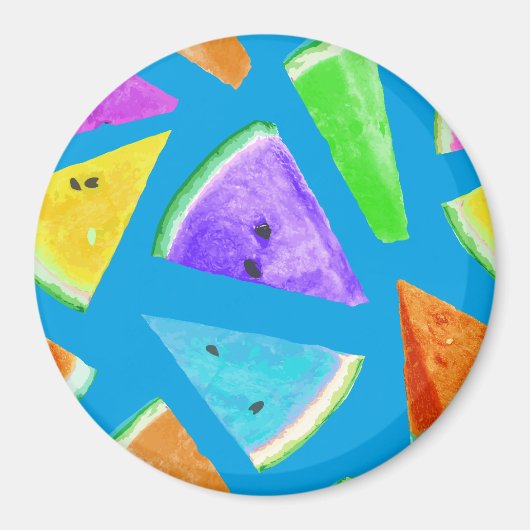 Watermelon-Muster Kreation 10 Magnet (Vorne)