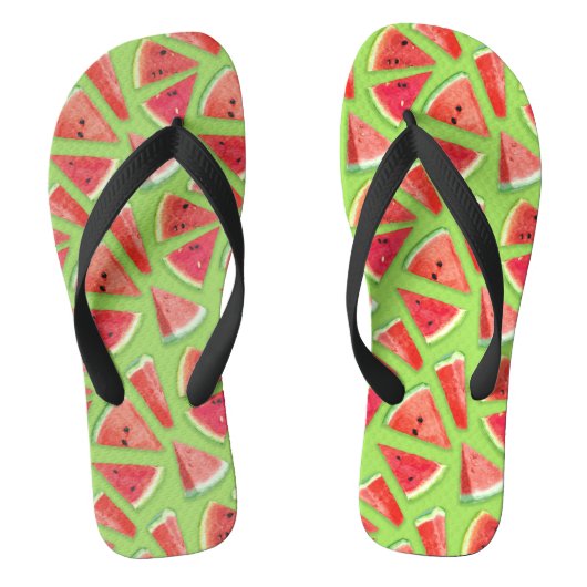 Watermelon-Muster Kreation 3 Badesandalen (Fußbett)