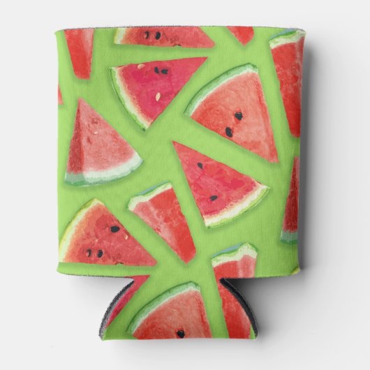 Watermelon-Muster Kreation 3 Dosenkühler (Vorderseite)