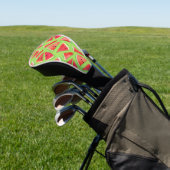 Watermelon-Muster Kreation 3 Golf Headcover (In SItu)