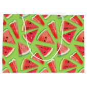 Watermelon-Muster Kreation 3 Große Geschenktüte (Rückseite)