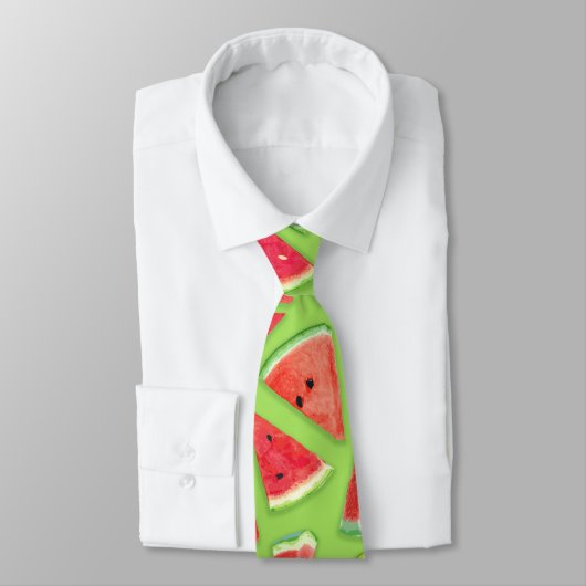 Watermelon-Muster Kreation 3 Krawatte (Gebunden)