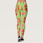 Watermelon-Muster Kreation 3 Leggings (Rückseite)