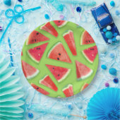 Watermelon-Muster Kreation 3 Pappteller (Party)