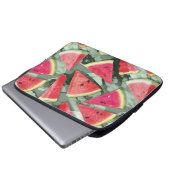 Watermelon-Muster Kreation 4 Laptopschutzhülle (Vorne Knopf)