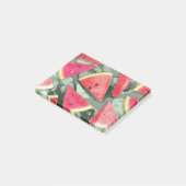 Watermelon-Muster Kreation 4 Post-it Klebezettel (angewinkelt)