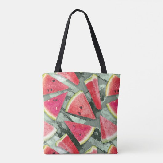 Watermelon-Muster Kreation 4 Tasche (Rückseite)