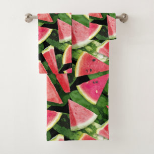 Watermelon-Muster Kreation 5 Badhandtuch Set