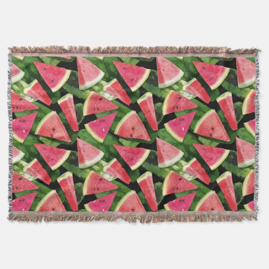 Watermelon-Muster Kreation 5 Decke (Vorderseite)