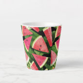 Watermelon-Muster Kreation 5 Milchtasse (Vorderseite)