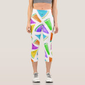 Watermelon-Muster Kreation 6 Capri Leggings (Vorderseite)