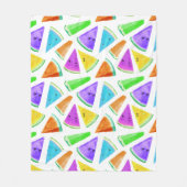 Watermelon-Muster Kreation 6 Fleecedecke (Vorderseite)