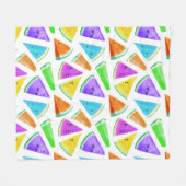 Watermelon-Muster Kreation 6 Fleecedecke (Vorderseite (Horizontal))