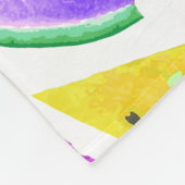 Watermelon-Muster Kreation 6 Fleecedecke (Ecke)