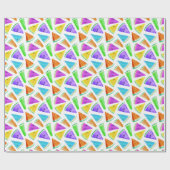 Watermelon-Muster Kreation 6 Geschenkpapier (Flach)