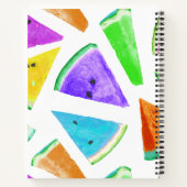 Watermelon-Muster Kreation 6 Notizblock (Rückseite)