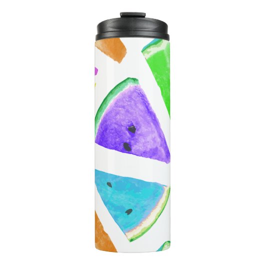 Watermelon-Muster Kreation 6 Thermosbecher (Vorderseite)
