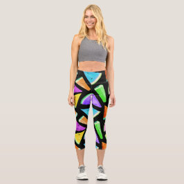 Watermelon-Muster Kreation 7 Capri Leggings