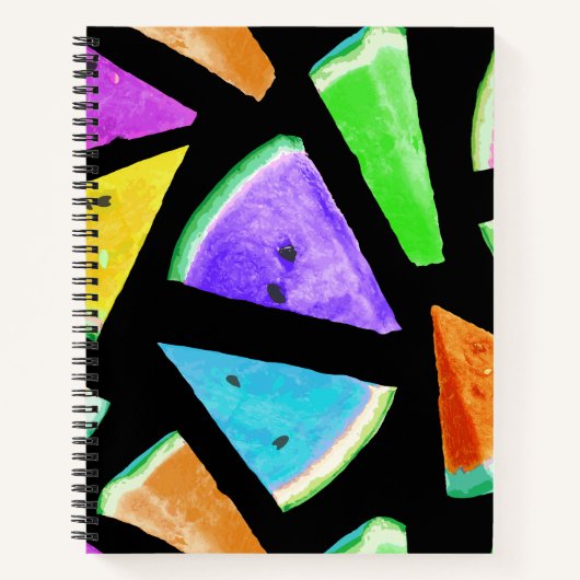 Watermelon-Muster Kreation 7 Notizblock (Vorderseite)