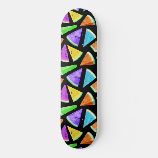 Watermelon-Muster Kreation 7 Skateboard (Vorderseite)