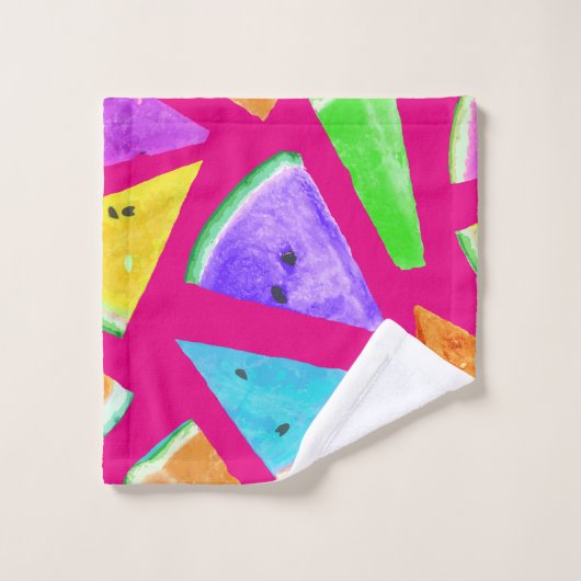 Watermelon-Muster-Kreation 9 Badhandtuch Set (Waschlappen)